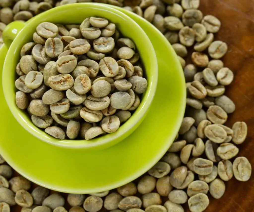 Extrait de grain vert de café 